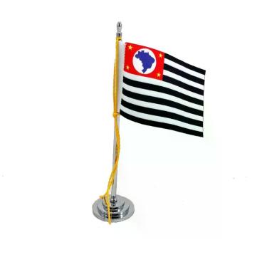 Imagem de Mini Bandeira Mesa De S Paulo Mastro 15 Cm