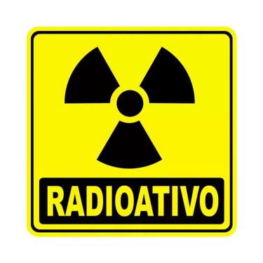 Imagem de Adesivo Lixo Reciclavel 15cmx15cm Nome Do Desenho Radioativo