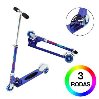 Imagem de Patinete Pixar Toy Story Infantil Meninos de Três Rodas Azul - DM Radi