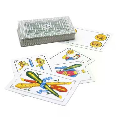 Imagem de Kit 8 Baralhos Espanhol Truco 40 Folhas De Papel - Gici Sports