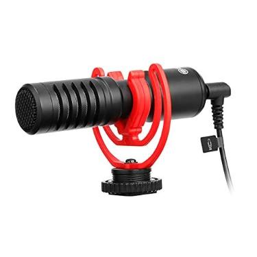 Imagem de Miaoqian BY-MM1 + Microfone profissional de gravação de áudio de vídeo Microfone na câmera Microfone de condensador de padrão de captação super cardióide para smartphone DSLR DV Entrevista de trans