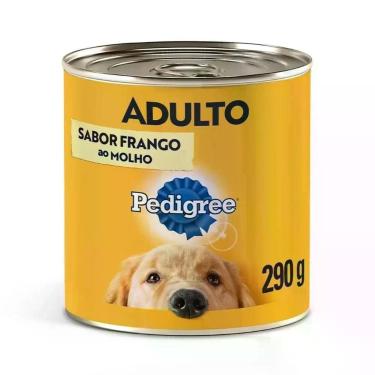 Imagem de Ração Úmida Lata Frango ao Molho para Cães Adultos 290g Pedigree