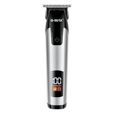 Imagem de Máquina De Cortar Cabelo Profissional Sem Fio Maquina De Acabamento Profissional BM-C026 (Prateado)