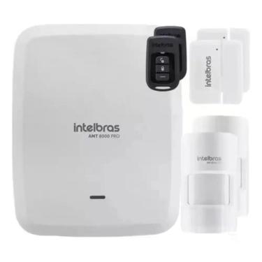 Imagem de Kit Alarme Wifi Amt 8000 Pro Sem Fio C/ 4 Sensores Intelbras