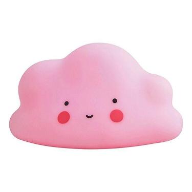 Imagem de Mini Abajur Nuvem Led Luminaria Mesa Baby Bebe Menina Rosa - Art House
