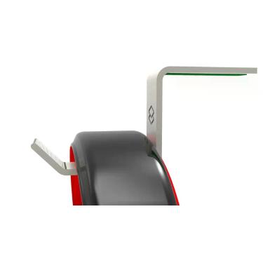 Imagem de Suporte P/ Fone Headset Headphone Para Monitor E Tv Com Fita - PEKO, 3