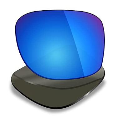 Imagem de Mryok Lentes de reposição para óculos Oakley Latch SQ Asian Fit (AF) – Opções, Polarizado - Azul gelo, One Size