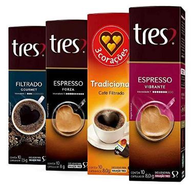 Imagem de 40 Cápsulas Três Corações, Café
