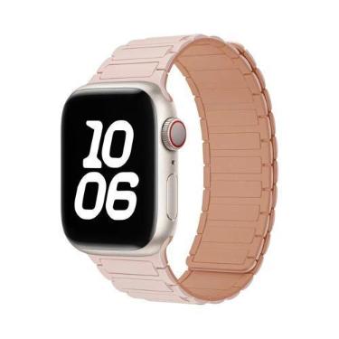 Imagem de Pulseira Magnética De Silicone De 49mm 46mm 42mm 40mm 41mm 44mm 45mm P