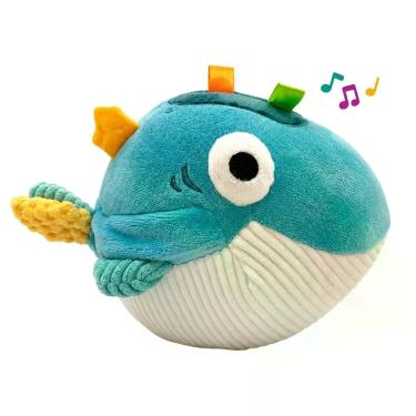 Imagem de Brinquedo Para Bebe Montessori Pelucia Musical Sensorial Softplay Maxi