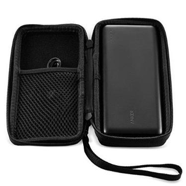Imagem de caseling Capa rígida – 18 cm x 8 cm 2,8 cm serve para carregador portátil Anker PowerCore 26800 – Suporte de proteção EVA para armazenamento, viagens