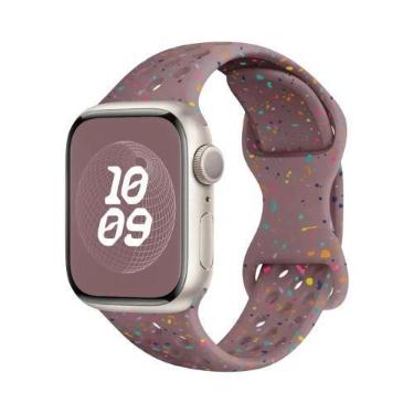 Imagem de Pulseira De Silicone Respirável Para Apple Watch 44mm 45mm 40mm 41mm 3