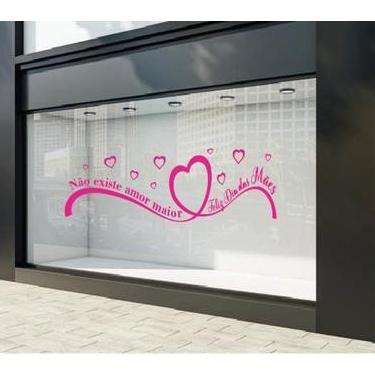 Imagem de Adesivo dia das Mães para Vitrines - shopp do adesivo