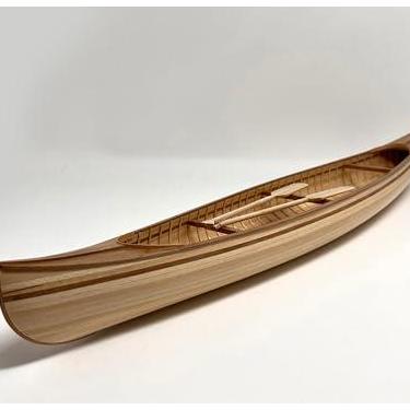 Imagem de Midwest 949 Canoa canadense grande 1:8 - Kit de construção de modelo de navio de madeira para adultos de 58 cm de comprimento - Montagem de artesanato em madeira DIY