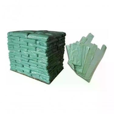Imagem de Sacola Plástica Reciclada 60 X 80 5 Kilos para Embalar Produtos Reforçada Transparente Higipack