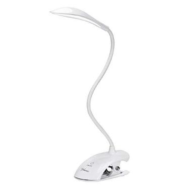 Imagem de LUMINARIA DE MESA TOUCH SEM FIO 14 LEDS ARTICULAVEL COM CLIP PARA MESA E BANCADA COM LUZ AJUSTAVEL