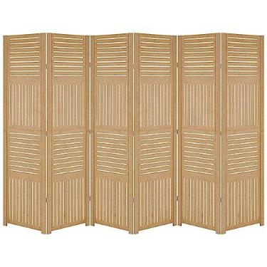 Imagem de Biombo Horizontal Vertical Divisor Separador Dobrado Repartido (6 Folha)