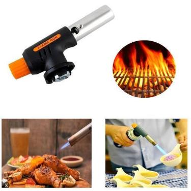 Imagem de Maçarico culinário controle chamas acendedor  portatil Gourmet - ZEM