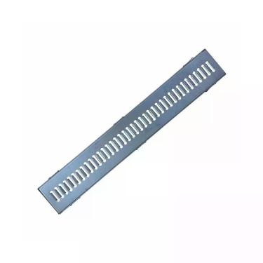 Imagem de Ralo Grelha Linear GEZ005OM com Escoamento Eficiente e Resistência para Até 1500kg em Aço Galvanizado Cinza Ouro Minas