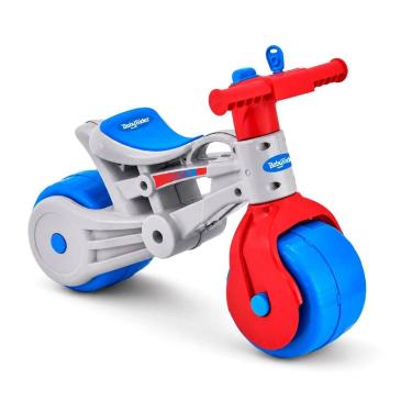 Imagem de Bicicleta Infantil BabyRider Azul Sem Pedais Equilíbrio De Bebê Com Bu
