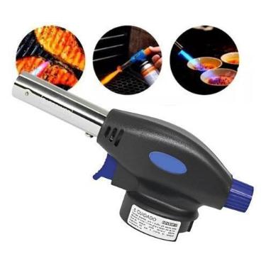 Imagem de Maçarico Flame Portátil Com Regulagem Culinário Gourmet Uso Geral - Ge