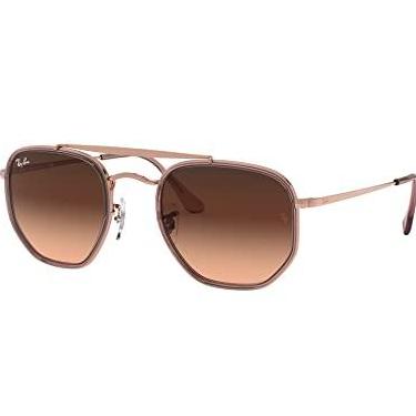 Imagem de Óculos de Sol Ray-Ban The Marshal Ii 0RB3648M 9069A5 Tam 52 / Bronze - Lentes Rosa Gradiente
