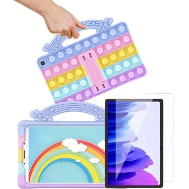 Imagem de Capa Case Suporte infantil + Película p/ Tablet Tab A7 Galaxy 10.4 T50