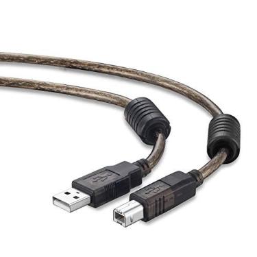 Imagem de Tan QY Cabo de impressora USB 2.0 ativo 1,5 m - A-macho para B-macho impressora de alta velocidade/scanner/cabo repetidor para HP, Canon, Lexmark, Dell, Samsung etc (15 m)