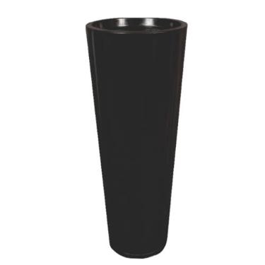 Imagem de Vaso de Planta Decorativo em Polietileno Vasos para Plantas Grandes Coluna Luxo Moderno Casa e Jardim(3,preto liso)