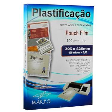 Imagem de Plastico Para Platificação Polaseal A3 303x426 0.05 | 100 Unidades - Mares
