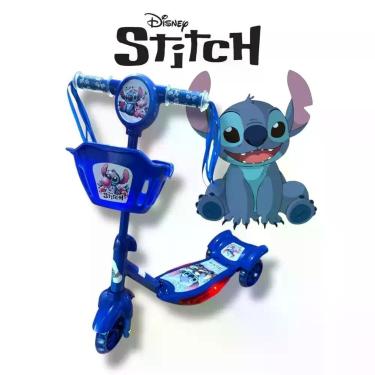 Imagem de Patinete Infantil 3 Rodas Varia Modelos Musica C/Cesta Luz Musica Cor