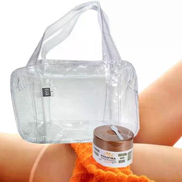 Imagem de Parafina Bronzeadora Gold FPS8 120 gr + Bolsa de Praia PVC Transparent