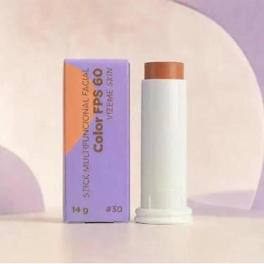 Imagem de VIZEME SKIN Stick Multifuncional Color FPS 60 10 Proteção Solar Alta e