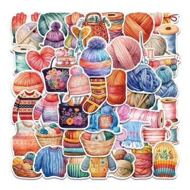 Imagem de Adesivos de vinil impermeável para costura e artesanato, 50 unidades -