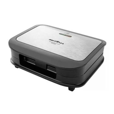 Imagem de Sanduicheira/Grill Britânia BGR25A - 2 Em 1, 750W, Preto/Inox, Preto,