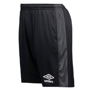 Imagem de Calção de Futebol Umbro Maximum Diamond Com Bolso Unissex, Preto, 3g