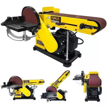 Imagem de Lixadeira Combinada de Cinta EVLC-375 375W Bivolt 1700 RPM Sistema Ajustável EVALD