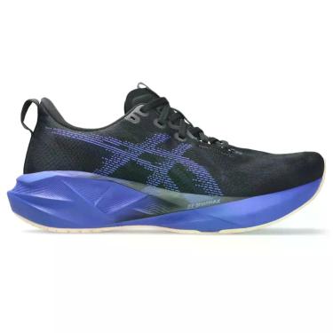 Imagem de Tênis ASICS Novablast 5 - Masculino - Preto/Azul, 48