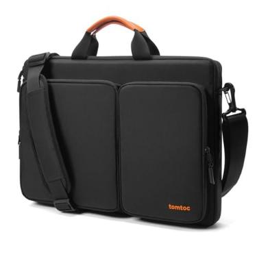 Imagem de tomtoc Bolsa de ombro para laptop para MacBook Pro M1 Pro/Max 2021 A2442, 13,5-14,4 Surface Laptop Studio 2021/4/3, Surface Book 3/2/1, 360 Capa protetora para Asus VivoBook/ZenBook 14, bolsa de acessórios