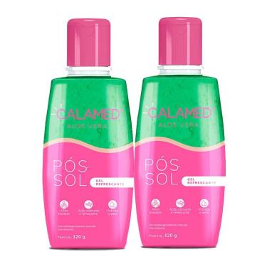 Imagem de Kit 2 Calamed Gel Refrescante Pós Sol Aloe Vera 120g