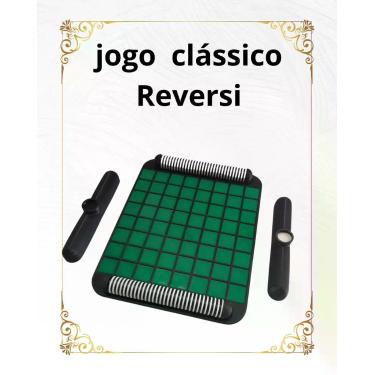 Imagem de Jogo Tabuleiro Reversi Othello Yin Yang 23 x 18 cm Estratégia - Fastcl