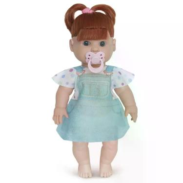 Imagem de Boneca Coleção Danadinhas Cabelo Ruivo 34cm Chupeta Milk - Milk Brinqu