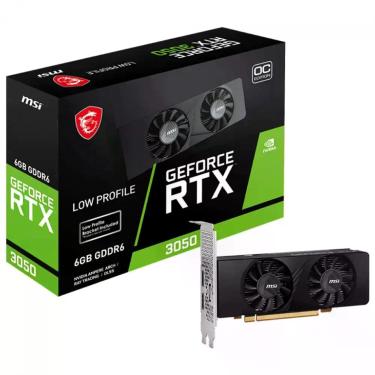 Imagem de Placa de Vídeo MSI GeForce RTX 3050 LP OC 6GB GDDR6 96 Bits Low Profil