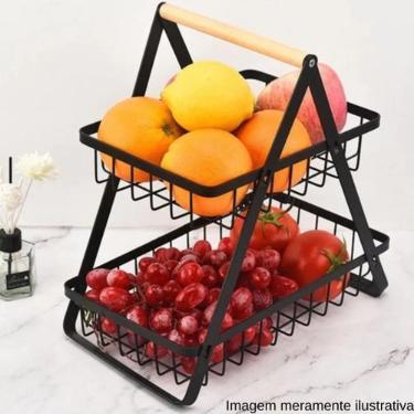 Imagem de Fruteira Dois Andares Ideal Para Presentear No Natal - GBG STORE