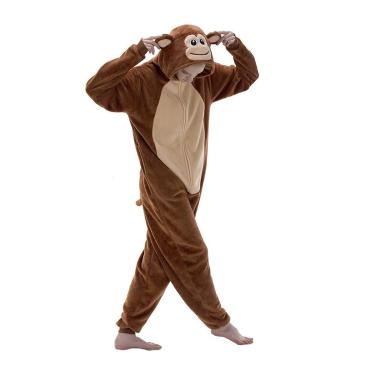 Imagem de Pijama COSUSKET Snug Fit, unissex, flanela, macaco adulto