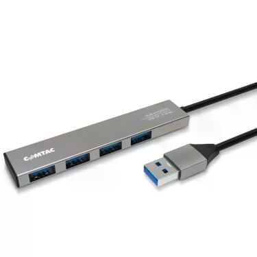 Imagem de Hub Adaptador 24129457 4 Portas USB 3.2 Gen 1 5GBPS Alumínio Cinza Comtac