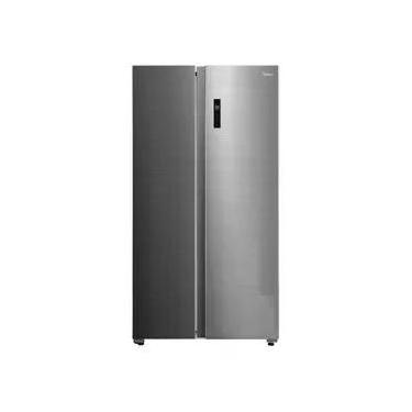 Imagem de Geladeira Side by Side 511L Inverter Cor Inox Conectada Midea