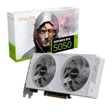 Imagem de GPU NV RTX5050 8GB BLACK GF 1-CLICK OC WHITE 128BITS GDDR6 GALAX 55NSL8MHCZBS