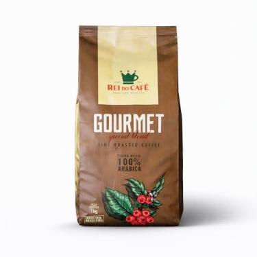 Imagem de Café Em Grãos Gourmet Torrado 1 Kg REI DO CAFE 100% Arábica Alta Mogiana Cafeteria Tradicional de Santos