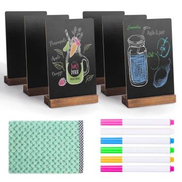 Imagem de Placa de Quadro Negro JEFURE 20 x 13 cm  Pacote com 6 Unidades Dupla F